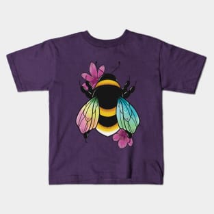 Rainbow Bee Kids T-Shirt